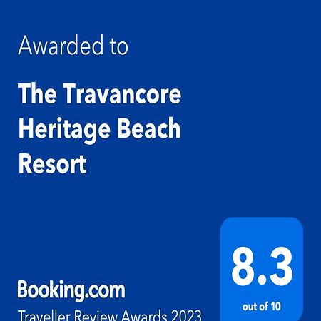 The Travancore Heritage Beach Resort Kovalam Esterno foto